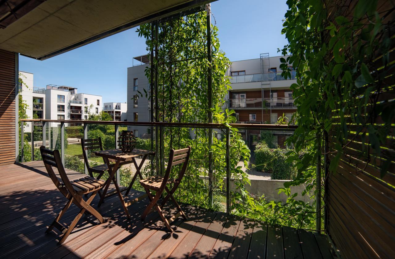 Apartament W Gdansku Brzeznie ,Blisko Plazy ,Darmowe Miejsce Parkingowe ,Taras Ngoại thất bức ảnh