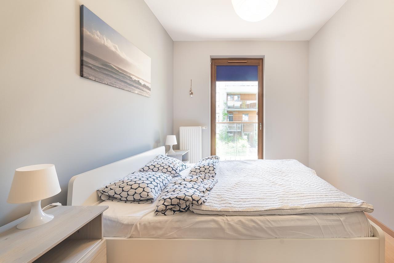 Apartament W Gdansku Brzeznie ,Blisko Plazy ,Darmowe Miejsce Parkingowe ,Taras Ngoại thất bức ảnh