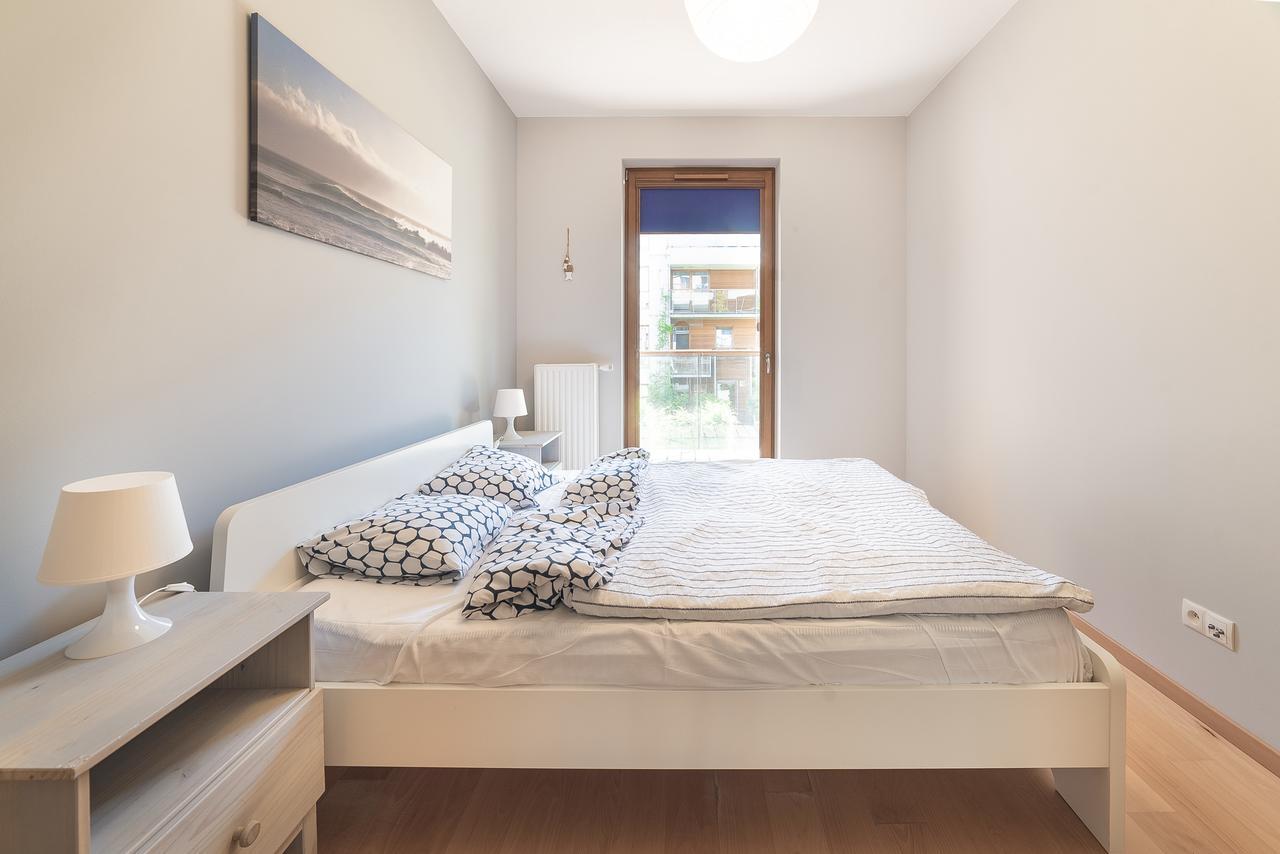 Apartament W Gdansku Brzeznie ,Blisko Plazy ,Darmowe Miejsce Parkingowe ,Taras Ngoại thất bức ảnh
